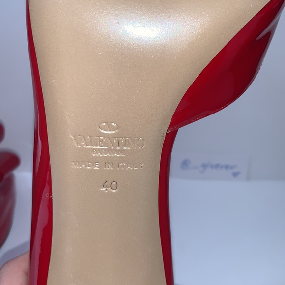 40 Red Valentino Couture Bow D’Orsay Pumps - Picture 10 of 16